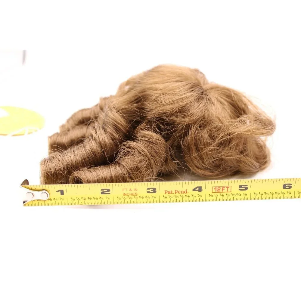 NEW Kemper Originals Jullien Light Brown Pigtails Curly Hair Wig Bangs Size 8-9
